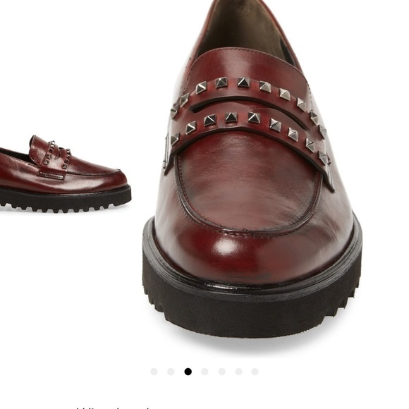 Paul Green Sofia Loafer. Color is wine - Picture 9 of 14